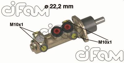 Brake Master Cylinder CIFAM 202-208