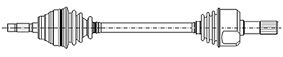 CIFAM 655-288 Drive Shaft
