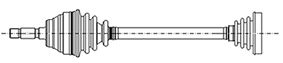 CIFAM 655-353 Drive Shaft