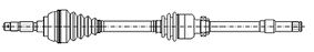 CIFAM 655-412 Drive Shaft