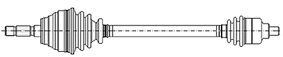 CIFAM 655-598 Drive Shaft