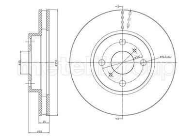 Brake Disc CIFAM 800-1056C