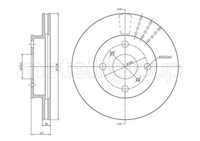 Brake Disc CIFAM 800-1061