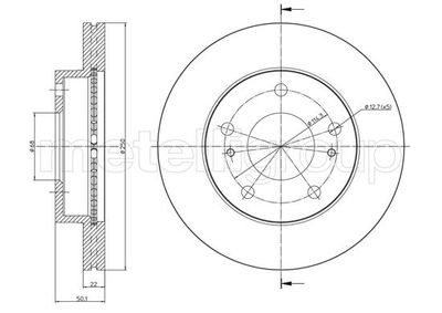 Brake Disc CIFAM 800-1098