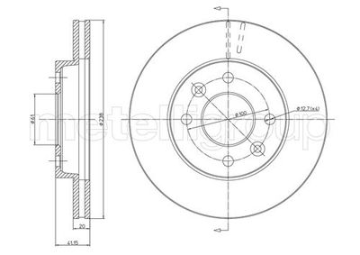 Brake Disc CIFAM 800-110