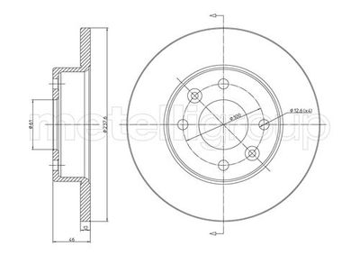 Brake Disc CIFAM 800-114