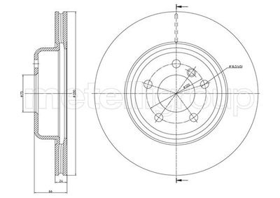 Brake Disc CIFAM 800-1253C