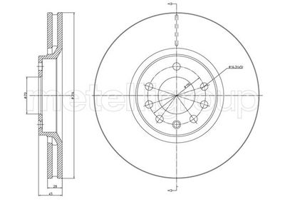 Brake Disc CIFAM 800-1353C