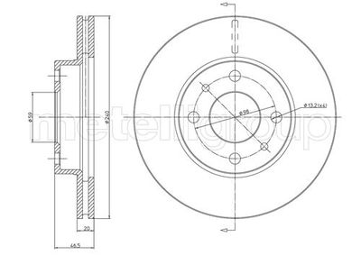 Brake Disc CIFAM 800-157