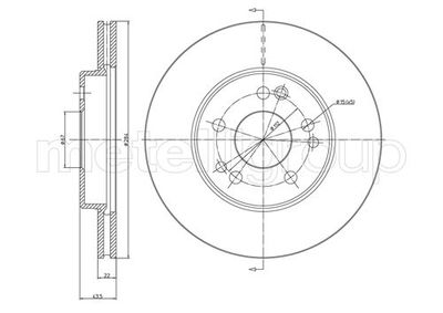 Brake Disc CIFAM 800-167