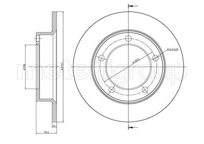 Brake Disc CIFAM 800-206