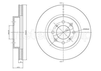 Brake Disc CIFAM 800-235