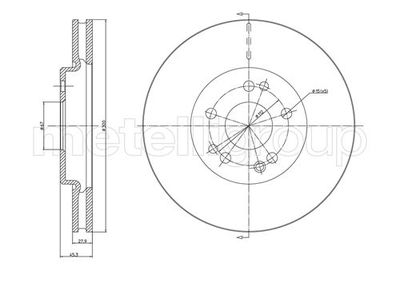 Brake Disc CIFAM 800-300