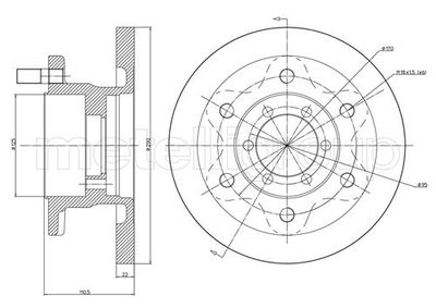 Brake Disc CIFAM 800-481