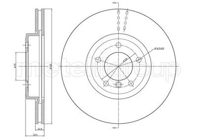 Brake Disc CIFAM 800-518C