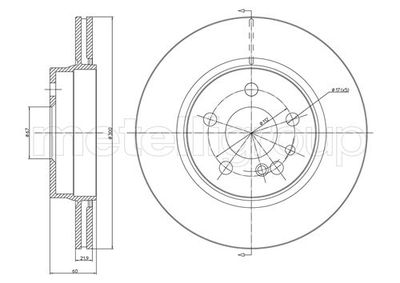 Brake Disc CIFAM 800-521
