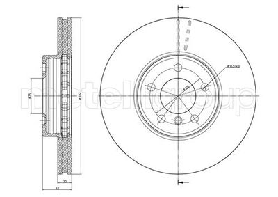 Brake Disc CIFAM 800-784C