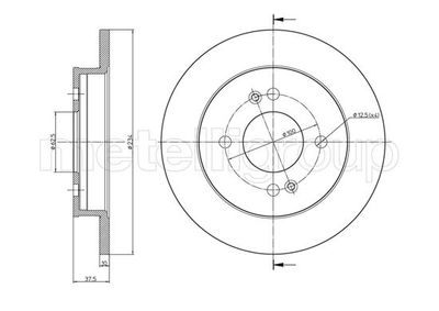 Brake Disc CIFAM 800-929C
