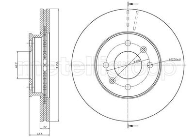Brake Disc CIFAM 800-930C