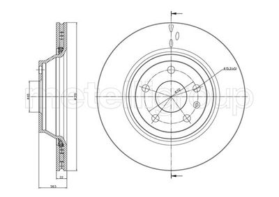 Brake Disc CIFAM 800-941C