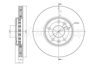 Brake Disc CIFAM 800-942C