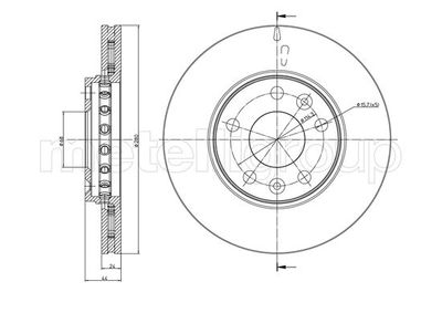 Brake Disc CIFAM 800-981C