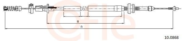 COFLE 10.0868 Accelerator Cable