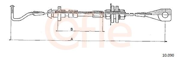 COFLE 10.090 Accelerator Cable