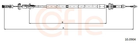 COFLE 10.0904 Accelerator Cable