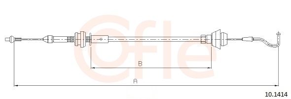 COFLE 10.1414 Accelerator Cable