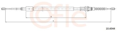 Cable Pull, parking brake COFLE 10.6044