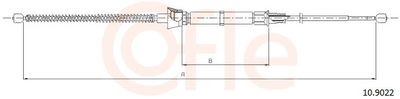 Cable Pull, parking brake COFLE 10.9022