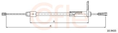 Cable Pull, parking brake COFLE 10.9435