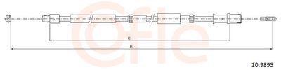 Cable Pull, parking brake COFLE 10.9895
