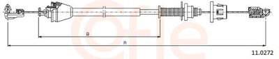Accelerator Cable COFLE 11.0272