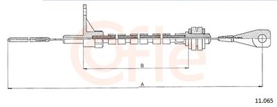 Accelerator Cable COFLE 11.065