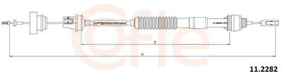 Cable Pull, clutch control COFLE 11.2282