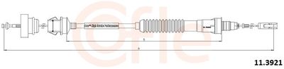 Cable Pull, clutch control COFLE 11.3921