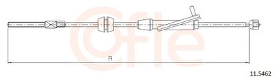 Cable Pull, parking brake COFLE 11.5462