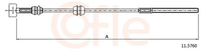 Cable Pull, parking brake COFLE 11.5760