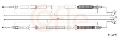 Cable Pull, parking brake COFLE 11.5773