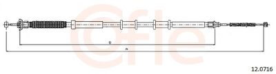 Cable Pull, parking brake COFLE 12.0716