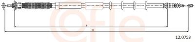 Cable Pull, parking brake COFLE 12.0753