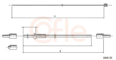 Bonnet Cable COFLE 1606.50