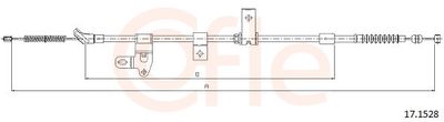 Cable Pull, parking brake COFLE 17.1528