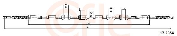 COFLE 17.2564 Cable Pull, parking brake