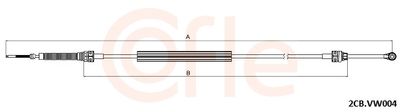 Cable Pull, manual transmission COFLE 2CB.VK004