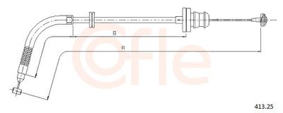 Accelerator Cable COFLE 413.25