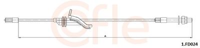 Cable Pull, parking brake COFLE 92.1.FD024