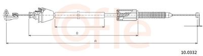 Accelerator Cable COFLE 92.10.0332